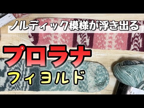 【フィヨルド毛糸】編むだけで模様が浮かんでくる毛糸で靴下を編んでみました！