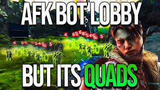 AFK BOTS ARE NOW IN QUADS MODE! HOW TO GET BOT LOBBIES IN SEASON 21