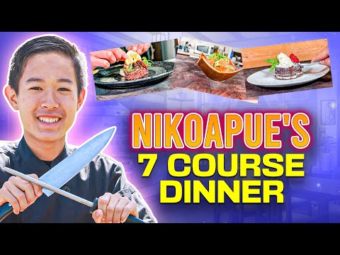 Nikoapue's 7 course dinner