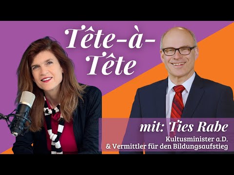 Tête-à-Tête mit Ties Rabe | Kultusminister a.D., Lehrer und Vermittler für den Bildungsaufstieg