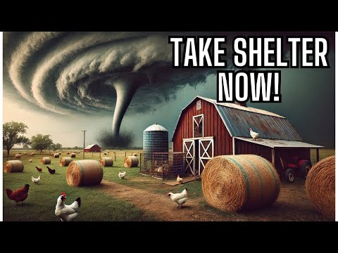 Tornado Warnings in Northeast Oklahoma! Family Takes Shelter During Severe Storms