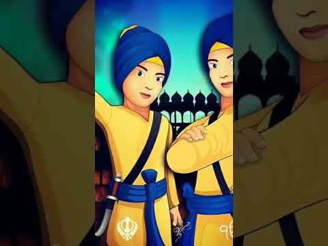 Chote sahibzade #charsahibzaade #satnamwaheguru #youtubeshorts #gurbanikirtan #fatehgarhsahib