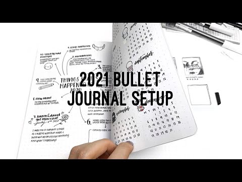 2021 Bullet Journal Setup | Archer & Olive | Starting a New Bullet Journal!