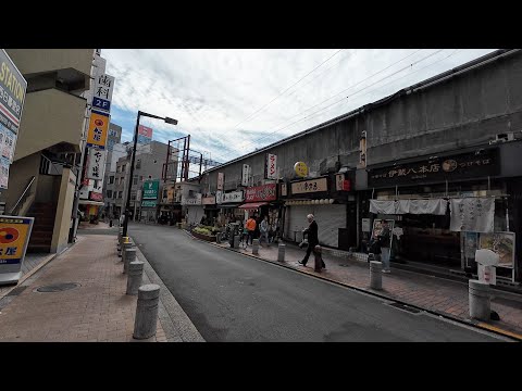 【東京編】西日暮里駅から始まる散歩：４K Japan Nishi-Nippori