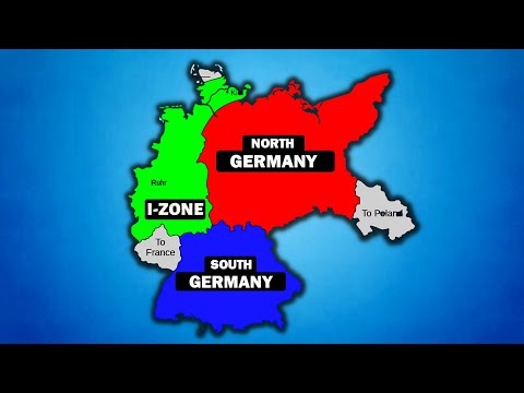 The Allies' original plan to divide up Germany