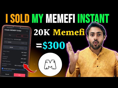 I Sold My $MEMEFI token 20K in $300✔️ Memefi Airdrop Big Profit || Memefi Wallet Issue OKX SUI !