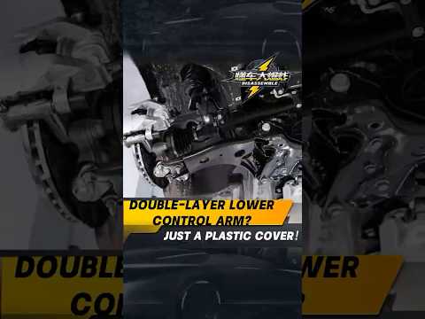 Double-layer Lower Control Arm? Just a Plastic Cover! #safetyfirst  #dcarstudio  #car