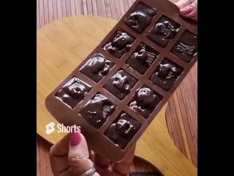 #shorts Mini Oreo Chocolates | 2 Ingredient Mini Chocolates | #oreochocolates #viral #YTshorts ❤️