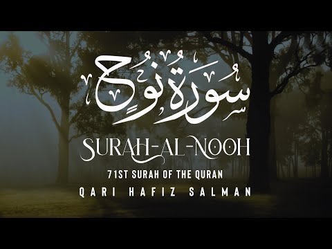 Surah e Nooh I Qari Hafiz Salman | Arabic Recitation | 71st Surah of the Quran