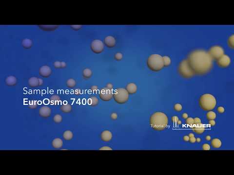 EuroOsmo 7400 FAQ: Sample measurements