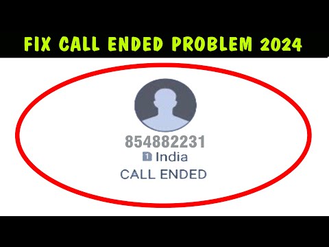 Call Ended Problem | Outgoing Calls Not Working | Call Not Connected Problem Solved