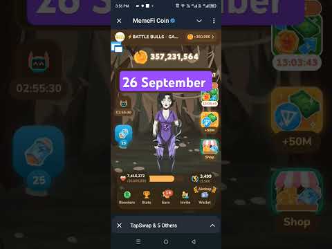 26 September MemeFi Secret Taps #memefi #secretcodes #remix #telegrambot #taptoearn