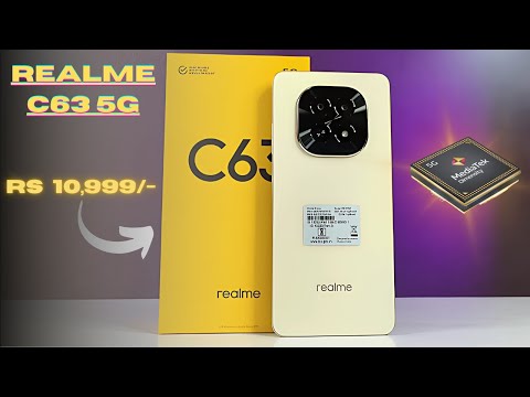 😍 Realme C63 5G 🔥 Unboxing & Review ✨ 32MP AI Camera