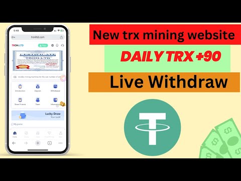 New Trx tron.LTD mining website | best trx tron.LTD site | daily earning+90trx Tron.LTD  income site