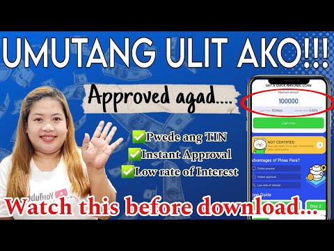 INSTANT APPROVAL?! UPTO 100,000PHP IN JUST 3 MIN?! LEGIT? WATCH THIS...