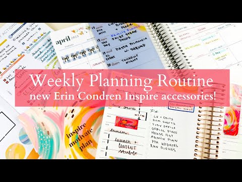 PLAN WITH ME | Weekly Reset Routine: Goals + Weekly Overview + Daily Planning