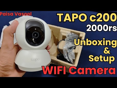 Tapo C200 WIFI Camera UNboxing | Tapo C200 WIFI Camera installation | Best WIFI Camera under 2000