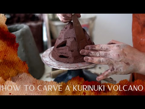 Kurinuki Volcano: How to carve a smoking incense burner