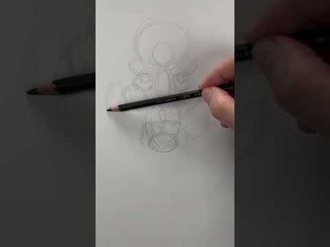 Drawing a face using circles.