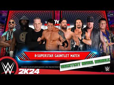 WWE 2k24 - Greatest Rumble Qualifying Match 1