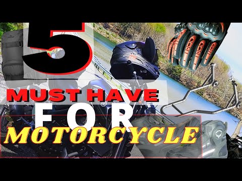 MUST HAVE FOR MOTORCYCLE - gear for BEGINNER and NEW RIDERS!