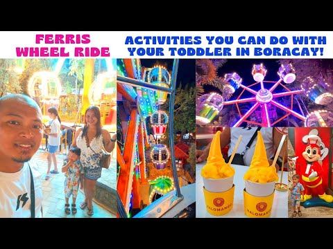 BORACAY @ NIGHT | ACTIVITIES YOU CAN DO WITH YOUR TODDLER IN BORACAY | BALLOON WHEEL | HALO MANGO