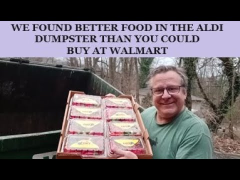 WE FOUND BETTER PRODUCE DUMPSTER DIVING AT ALDI THAN WE COULD HAVE BOUGHT AT WALMART