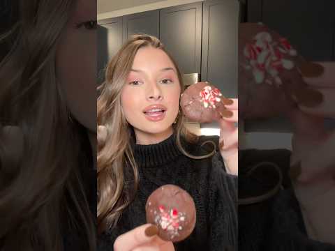 Double Chocolate Peppermint Cookies♥️ #recipe #cookies #chocolate #easyrecipe