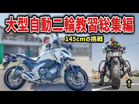 145cm女性が大型バイク免許を取得するまで。入校から卒検まで全授業まとめ！