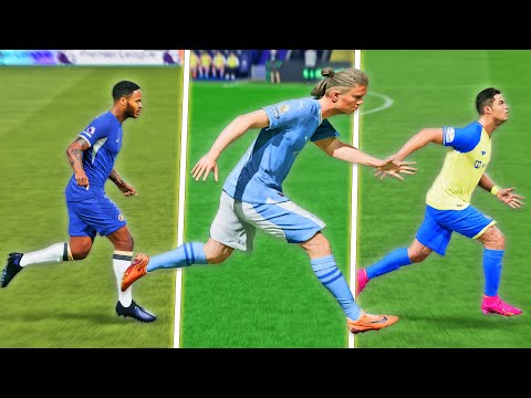 EA SPORTS FC 24 - All Signature Running Styles ft. Haaland, Mbappe, Ronaldo, Vinicius | Fujimarupes