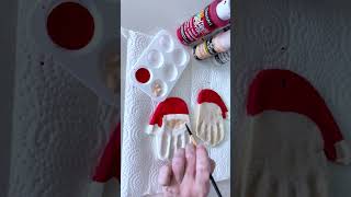 Salt Dough Santa Handprint Keepsake | Fun Christmas Craft for Kids | Preschool DIY