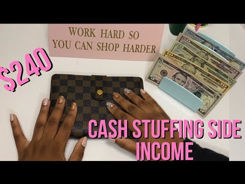 CASH STUFFING | Side Income | Sinking Funds | #debtfreejourney #Debtfreebefore30