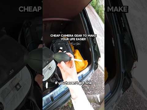 Cheap Camera Gear To Make Your Life Easier (Camera Bag Addition) - POV Car Photography