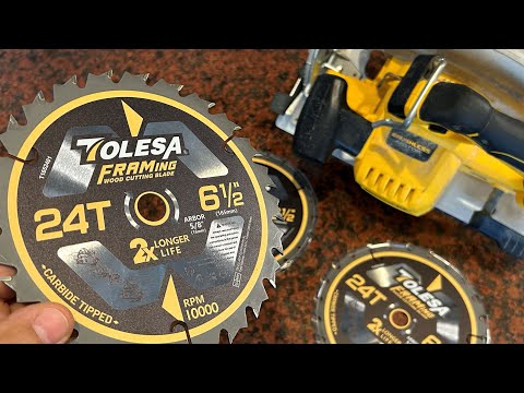 First in Framing! Circular Saw Blades 6 1/2-Inch by TOLESA