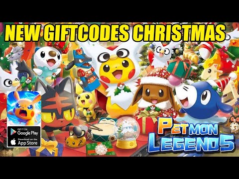 Petmon Legends New Giftcodes Christmas - Pokemon RPG Android iOS