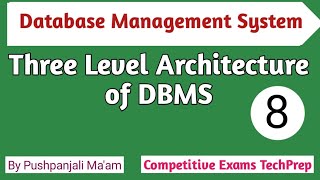 Lec - 1.8 Three Level Architecture of Dbms ||Database Management System in Hindi