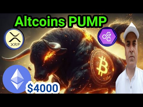 $4000 Ethereum || Altcoins PUMP Slowly || OGC Account Verification || DRX Tokonomics || Bitcoin