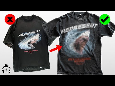 How I Remastered REPRESENTS Iconic T-Shirt In Photoshop