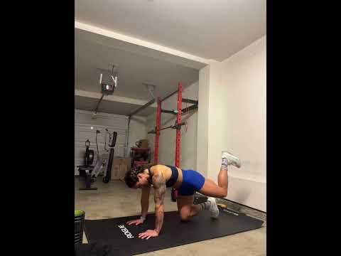 General warm up flow + specific left side glute activation