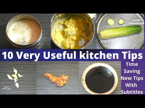 Kitchen tips | kitchen tips Tamil | 10 Amazing time saving kitchen tips| Useful Kitchen tips &tricks