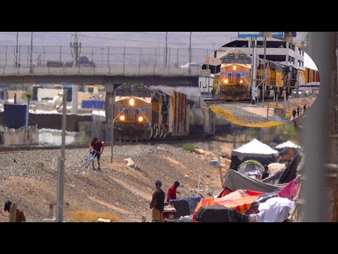 Union Pacific Train Ties Down Near Homeless Camp In Las Vegas, NV