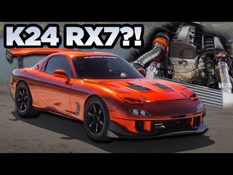 Honda K24 Swapped FD RX7 - RIPS Mountain Roads! (The Perfect Rotary Replacement?)