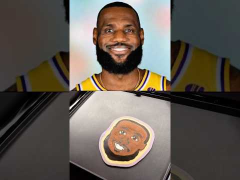 Levi ate a Lebron James Pancake! 🥞 🏀