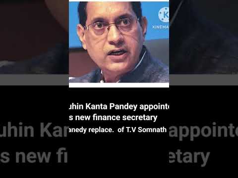 Tuhin kanta Pandey appointed new fiance secretary #currentaffairs #gk #new#shortsvideo #sjort