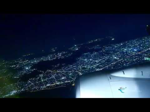 【Takeoff View】夜の神戸空港離陸!! 1000万ドルの夜景を北海道の翼から撮る!!