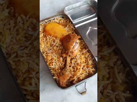 Biryani Lunch Box l Today's Special tiffin l #shorts #shortsfeed #lunchbox #tiffin