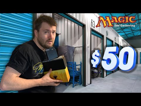 He Found Magic The Gathering Cards In A Storage Locker.. So I Bought Them For $50!