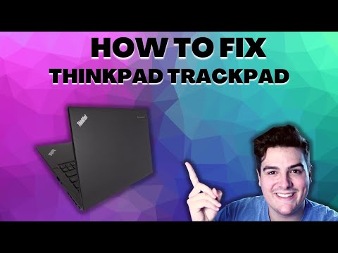 How to fix Lenovo Laptop Trackpad! Works for many models!