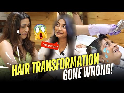 *HAIR COLOUR* Transformation gone *WRONG* 😭😳| Aashi adani