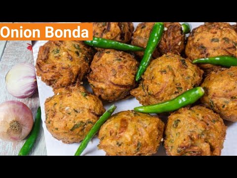 Onion Bonda|కేవలం 5ని||ల్లో ఇలా చేయండి రుచిగా చాలా బాగుంటాయి😋👌|Instant & Quick Evening Snacks Recipe